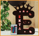 MDF ALPHABET LED FRAME