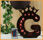 MDF ALPHABET LED FRAME