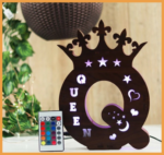 MDF ALPHABET LED FRAME