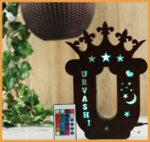 MDF ALPHABET LED FRAME