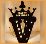 MDF ALPHABET LED FRAME