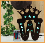 MDF ALPHABET LED FRAME