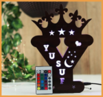 MDF ALPHABET LED FRAME