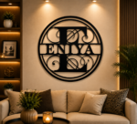 MONOGRAM MDF WALL FRAME - LETTER "E"