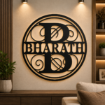 MONOGRAM MDF WALL FRAME - LETTER "B"