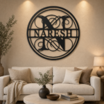 MONOGRAM MDF WALL FRAME - LETTER "N"