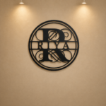 MONOGRAM MDF WALL FRAME - LETTER "R" - Image 2