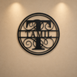 MONOGRAM MDF WALL FRAME - LETTER "T" - Image 2